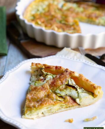 Tarte courgettes mozzarella mascarpone