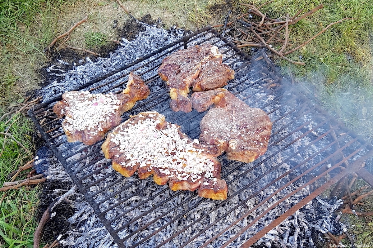 Cuisson sur sarments