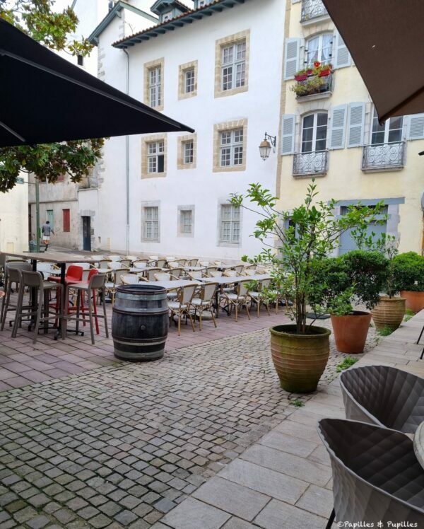 Hôtel des Basses Pyrénées - Terrasse