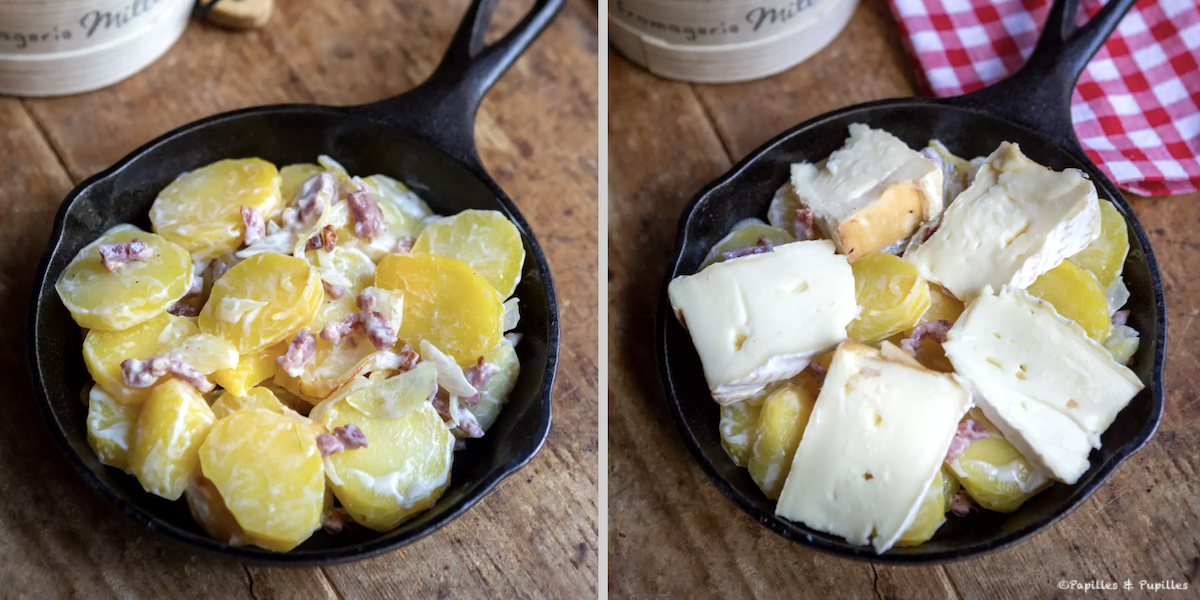 Préparation du gratin