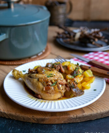 Poulet cocotte façon grand mère