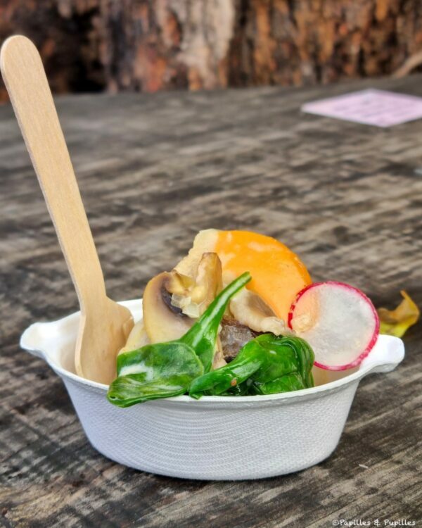 Saint jacques épinards champignons crème