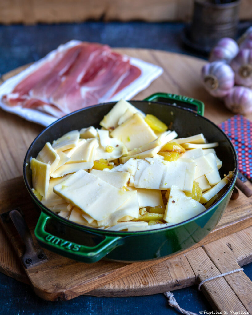 Après ajout de la tomme