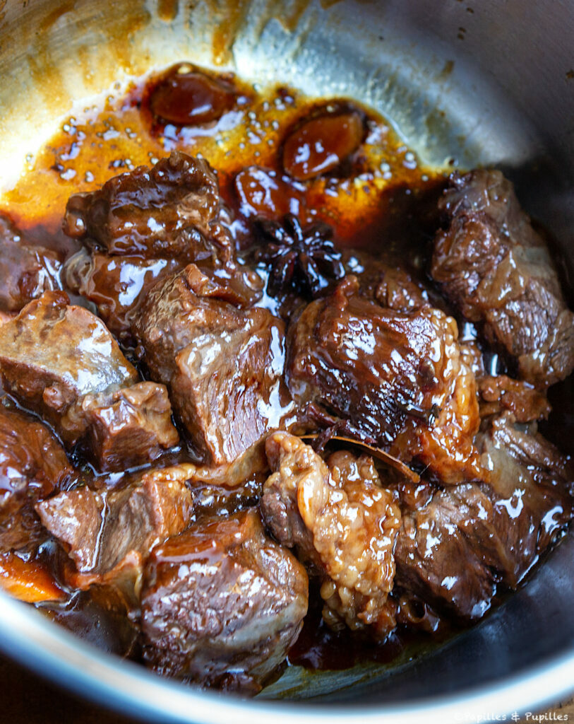 Boeuf après cuisson