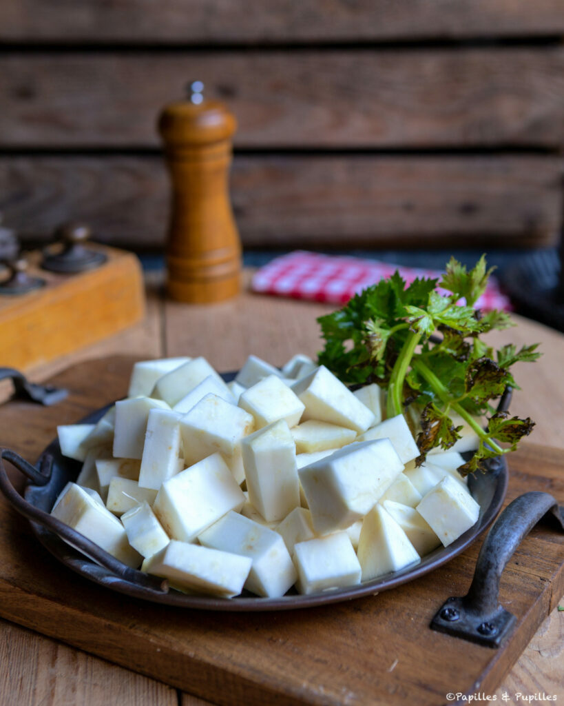 Cubes de céleri