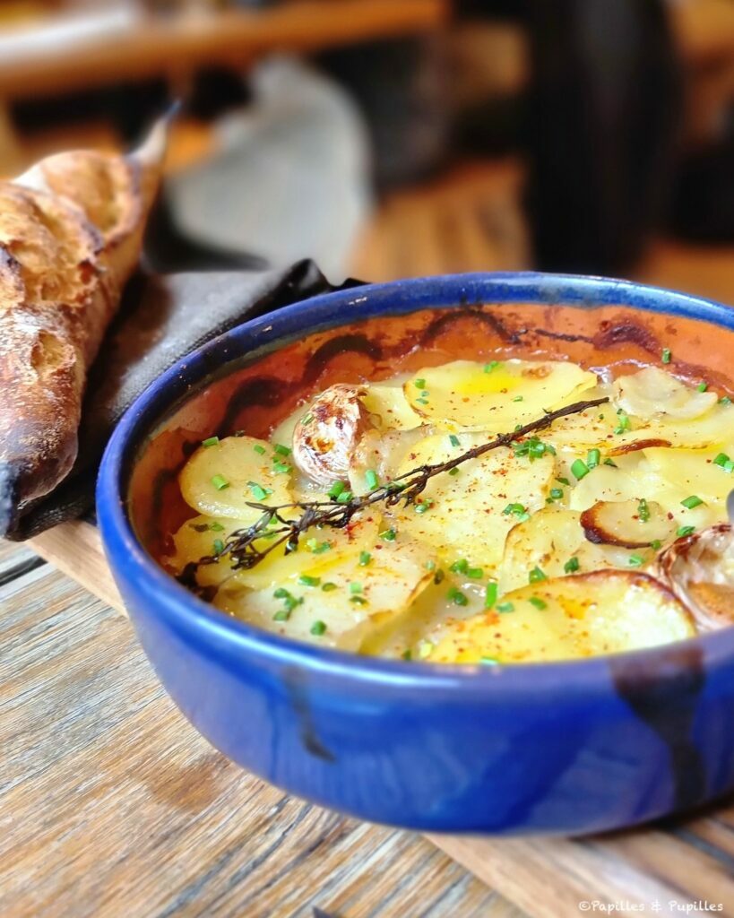 Pommes de terre et topinambours façon boulangère