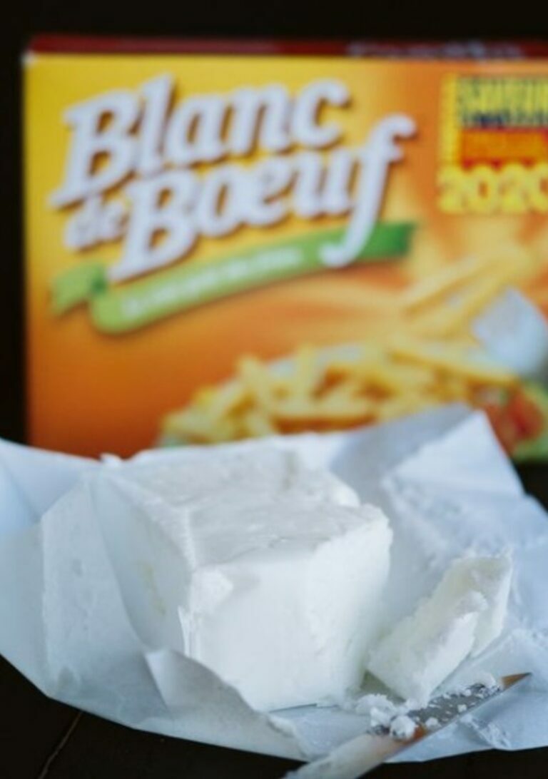 Blanc de bœuf, la graisse de bœuf raffinée