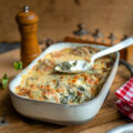 Gratin de blettes, béchamel et Parmesan
