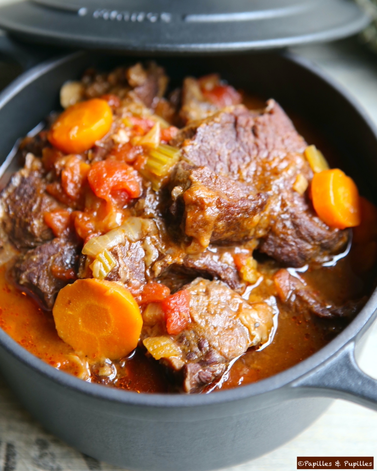 Joues de boeuf braisées au vin rouge ©Lataillade - Non libre de droits