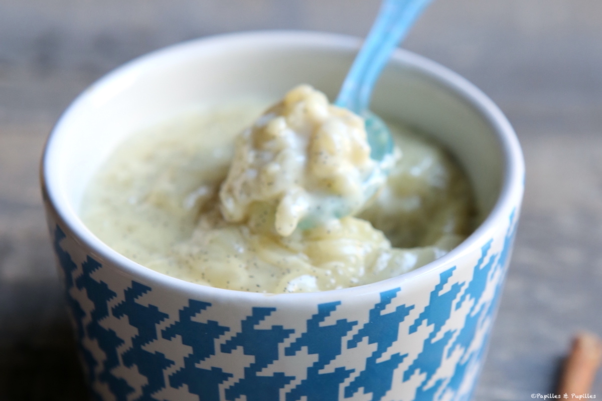 Riz au lait à la cannelle