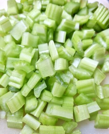 Dés de céleri