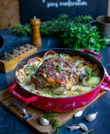Gigot d'agneau aux pommes de terre