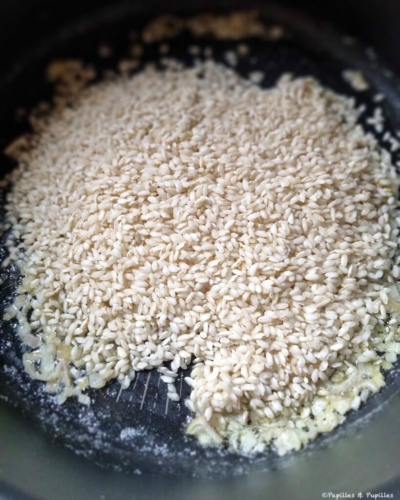 On ajoute le riz