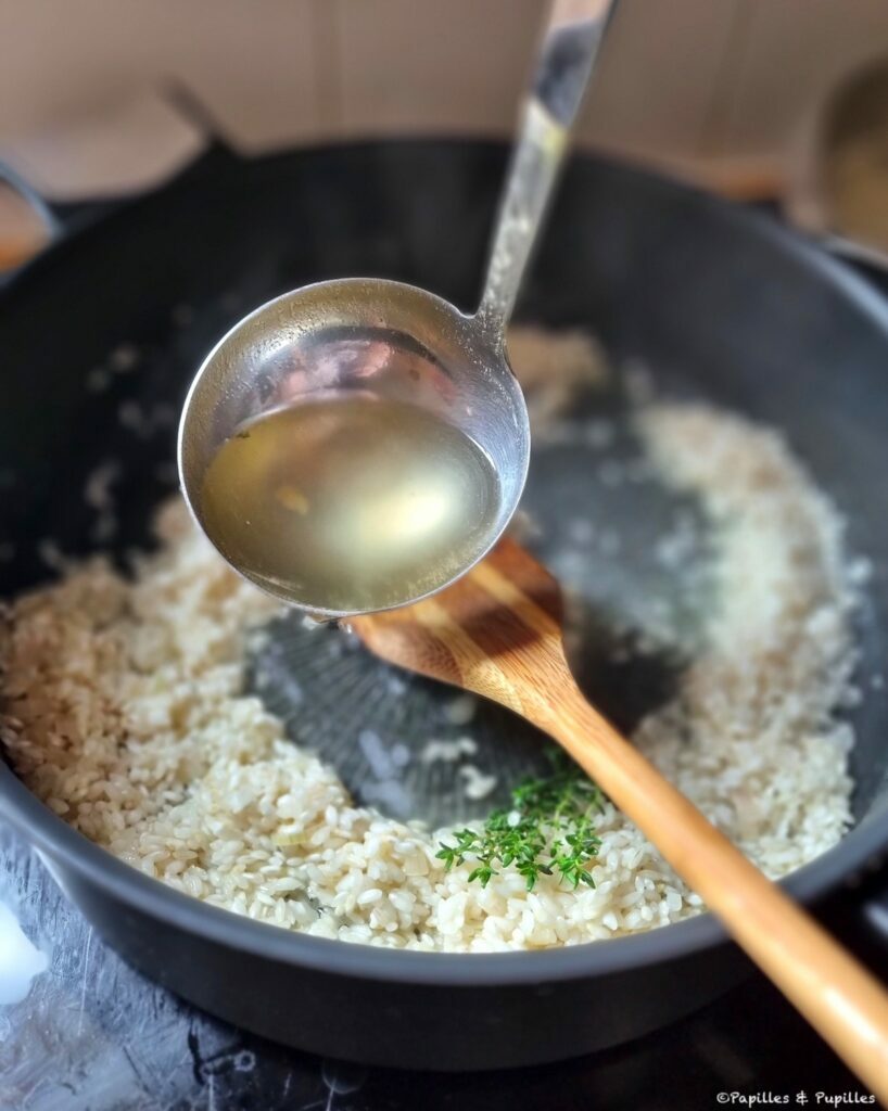 On ajoute une louche