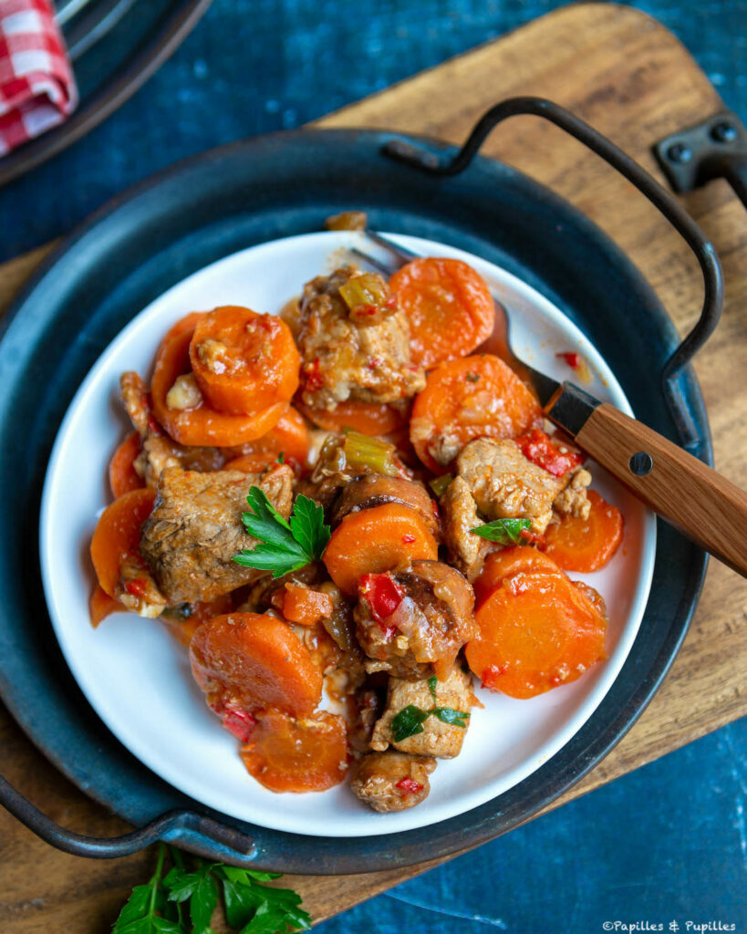 Sauté de porc au chorizo