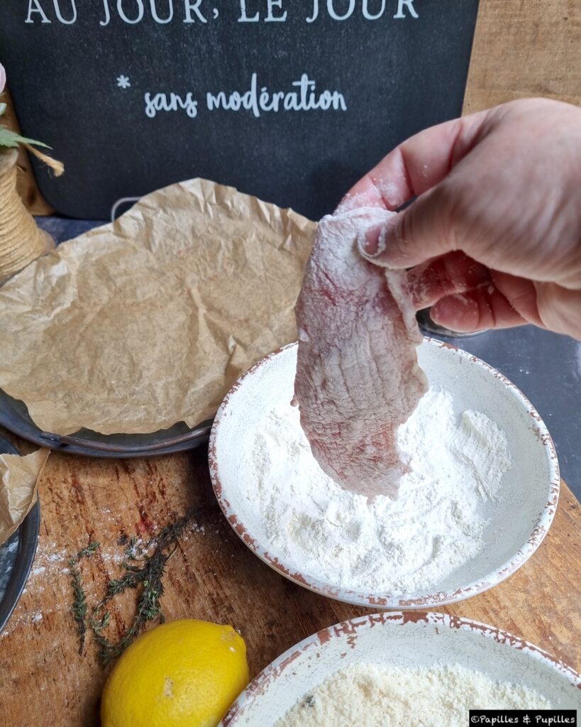 2 - Secouer pour ôter l'excédent