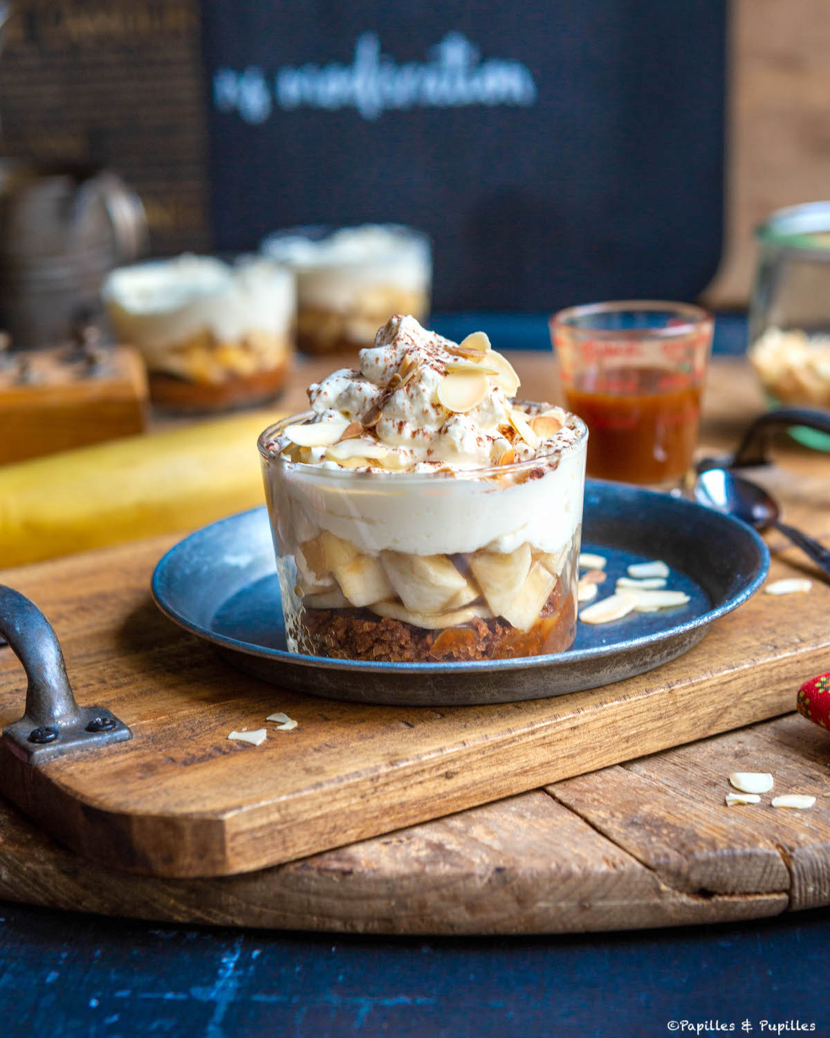 Verrines façon banoffee avec COOKEO TOUCH