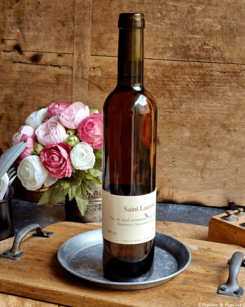 Vin de miel aromatisé aux framboises