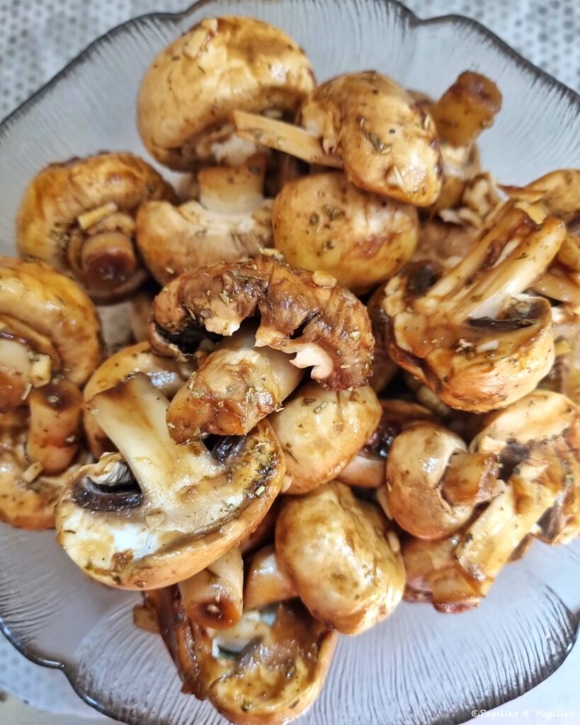 Champignons assaisonnés