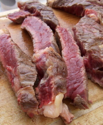 Côte de boeuf cuite
