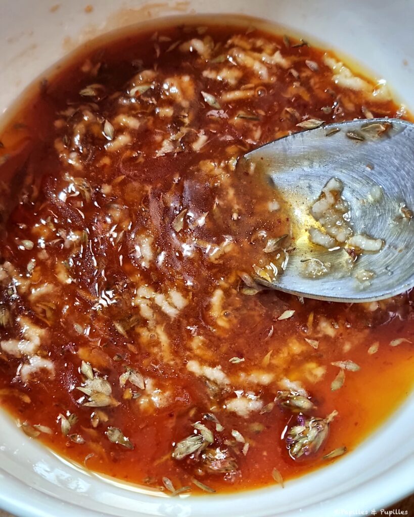 Mélange pour laquer