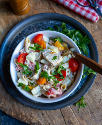 Salade de pâtes sauce César
