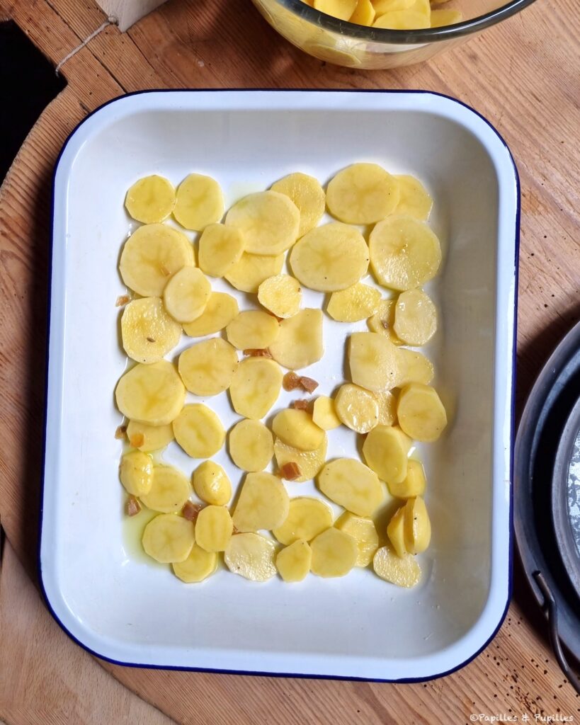 1ère couche de pommes de terre