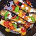 Aubergines rôties à la poêle