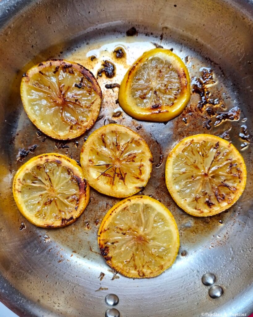 Lamelles de citron cuites