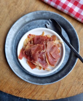 Chips de jambon cru