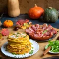 Pancake butternut jambon de Bayonne