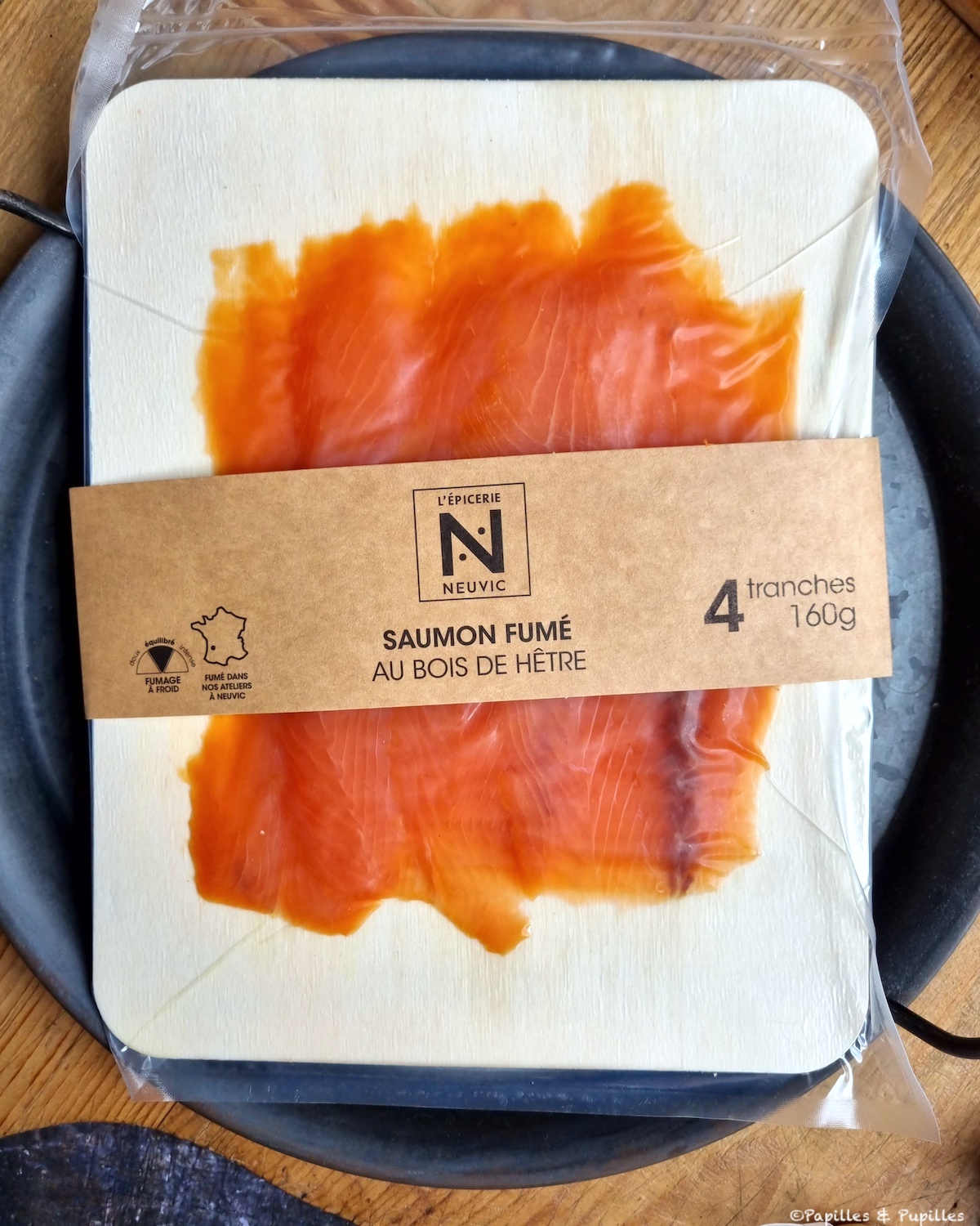 Saumon Fumé au bois de hêtre - 4 tranches