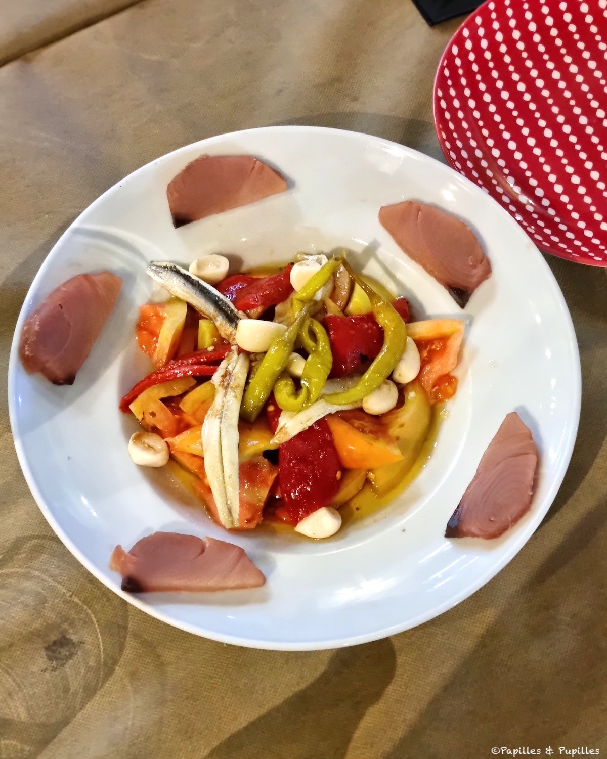 Salade de tomates et thon