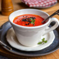 Soupe tomates poivrons