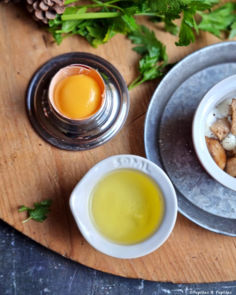 Séparez blanc et jaune