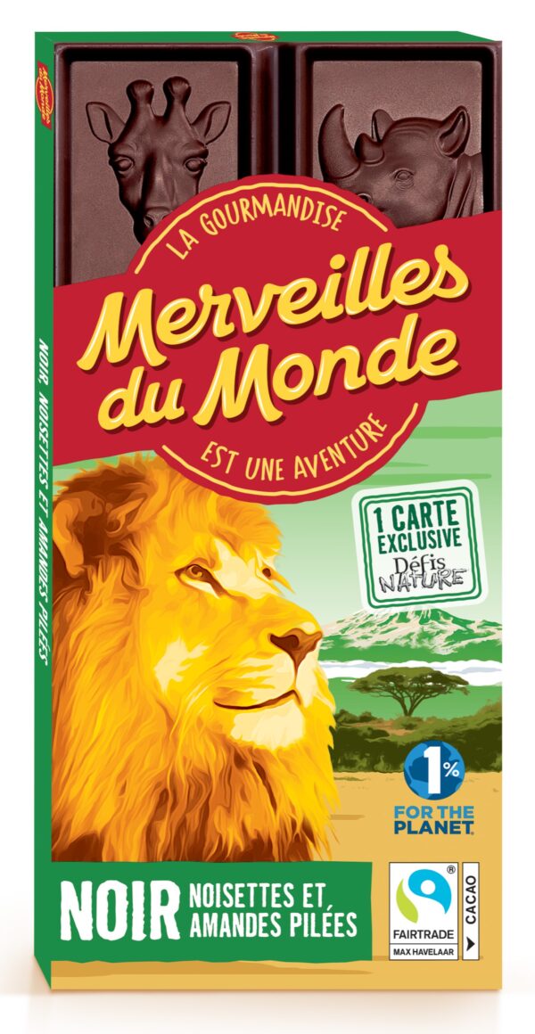 Noir noisettes et amandes pilées