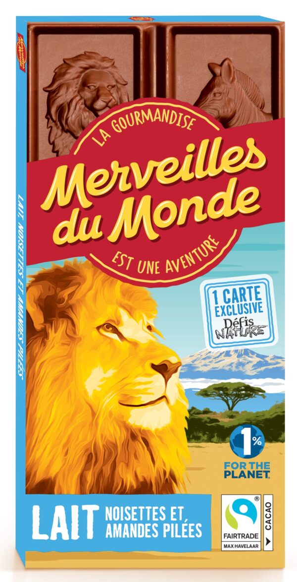 Lait noisettes et amandes pilées