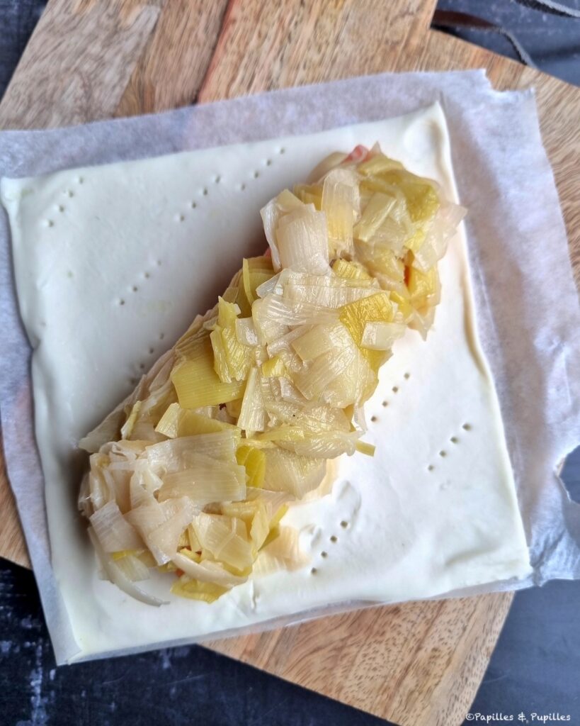 Ajoutez la fondue de poireaux