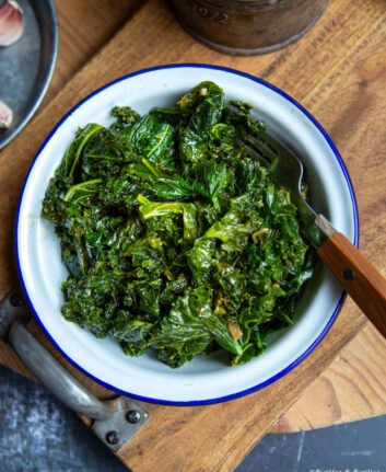 Chou Kale sauté
