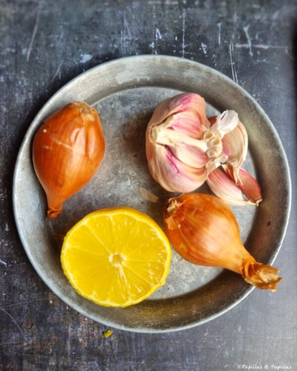 Ail échalotes et citron