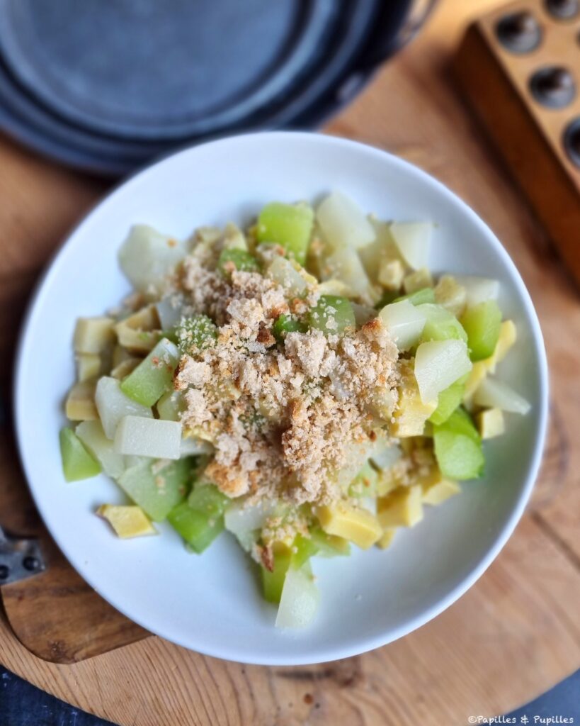 Mélange légumes pain