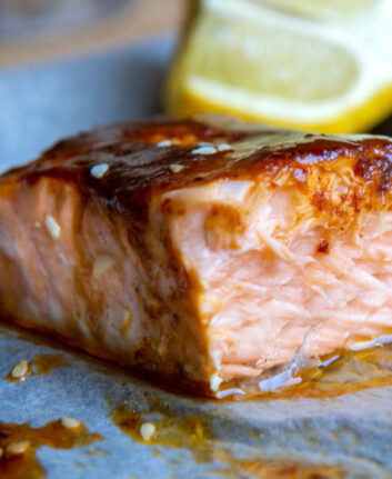 Pavé de saumon et citron