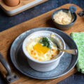 Oeuf cocotte aux épinards et Parmesan