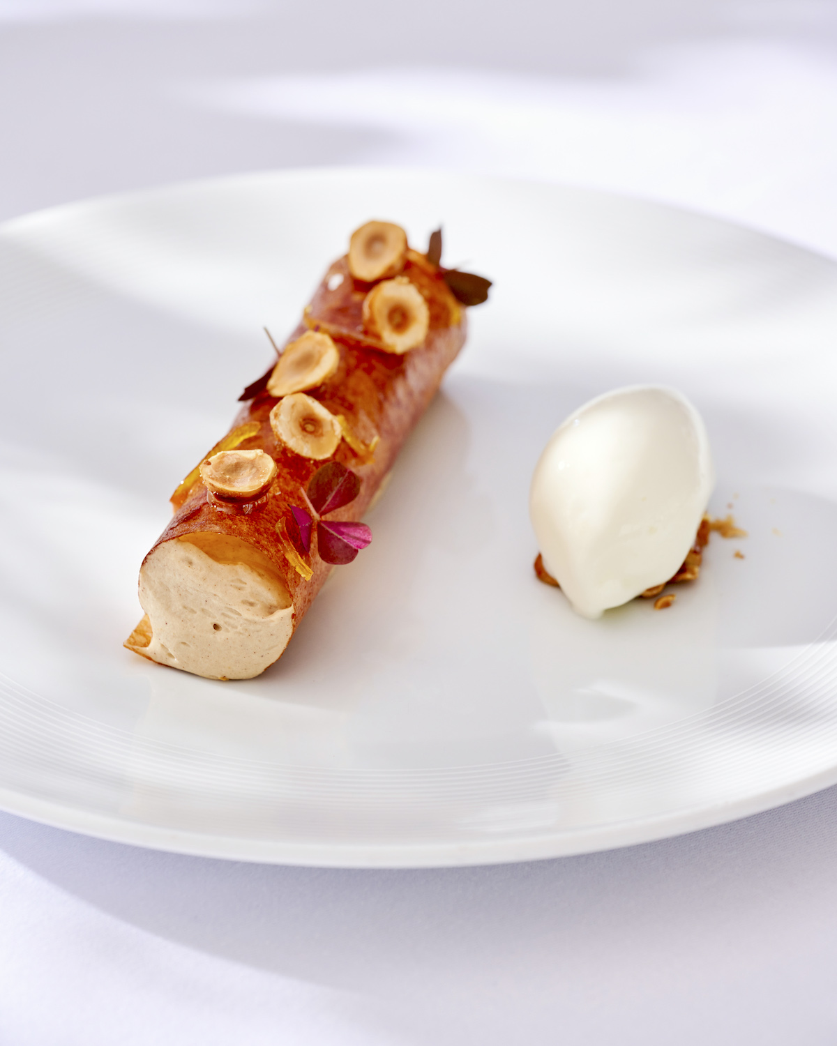 Dessert La Noisette au restaurant Ilura à Saint-Jean-de-Luz © Bernhard Winkelmann