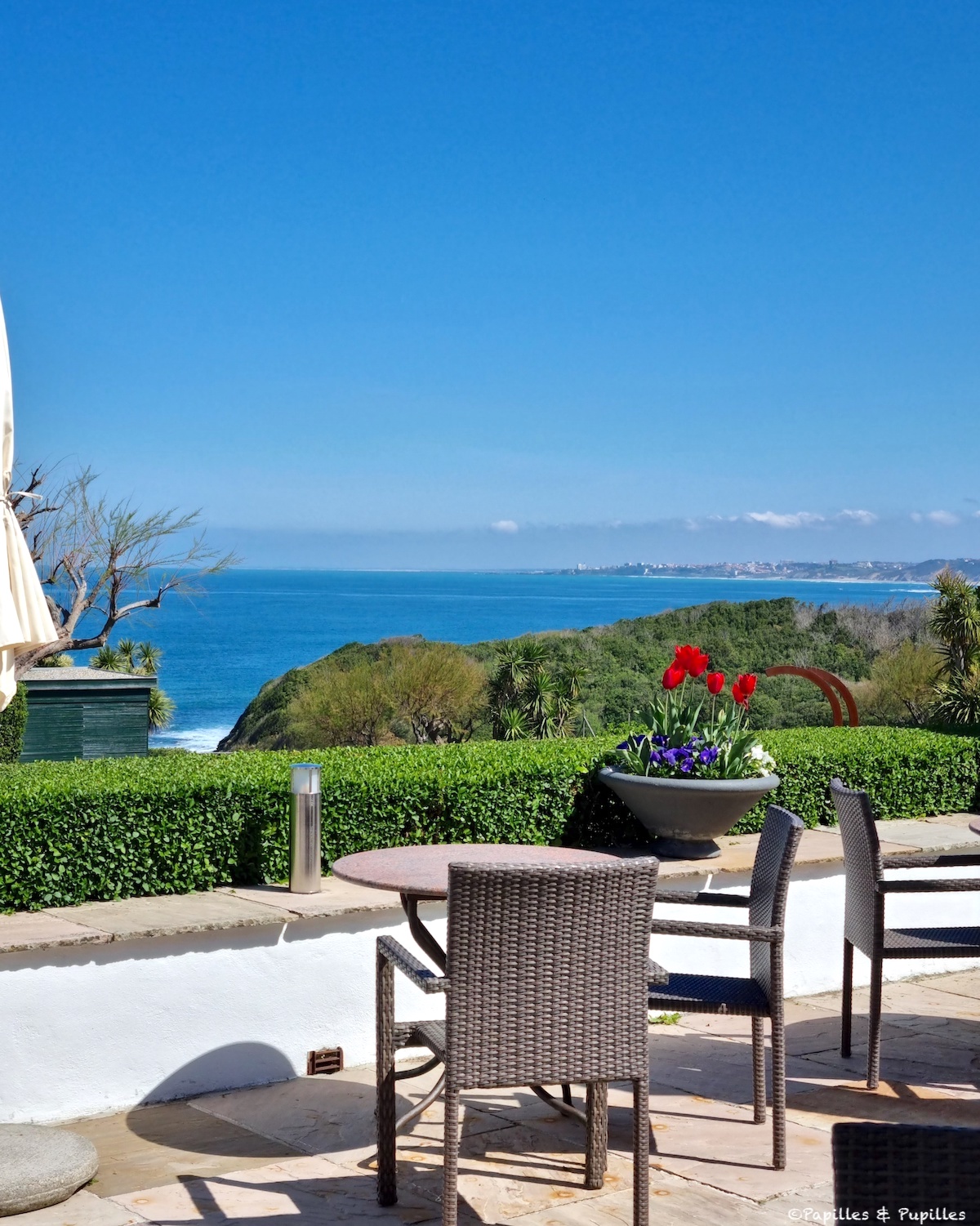 Hôtel La Réserve à Saint-Jean-de-Luz avec vue mer