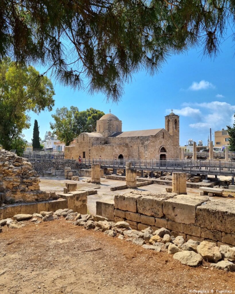 Basilique paléochrétienne - Pilier de Saint Paul - Chrysopolitissa : Église Agia Kyriaki