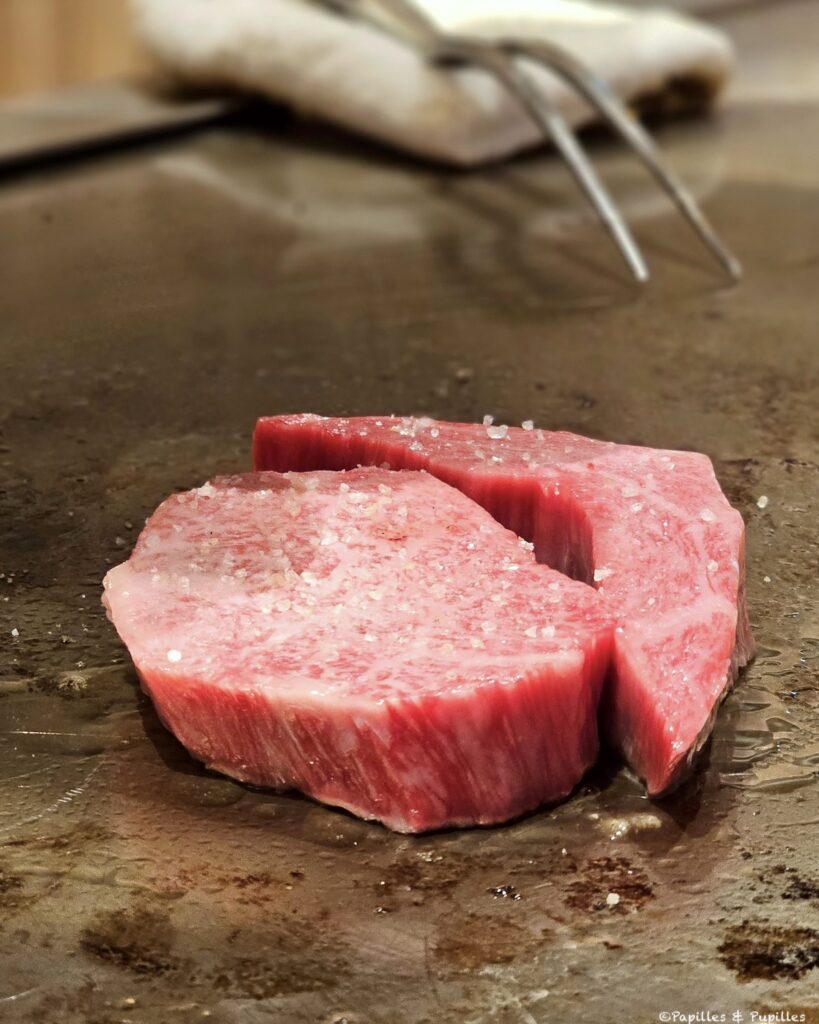 Boeuf de Kobé sur Teppanyaki