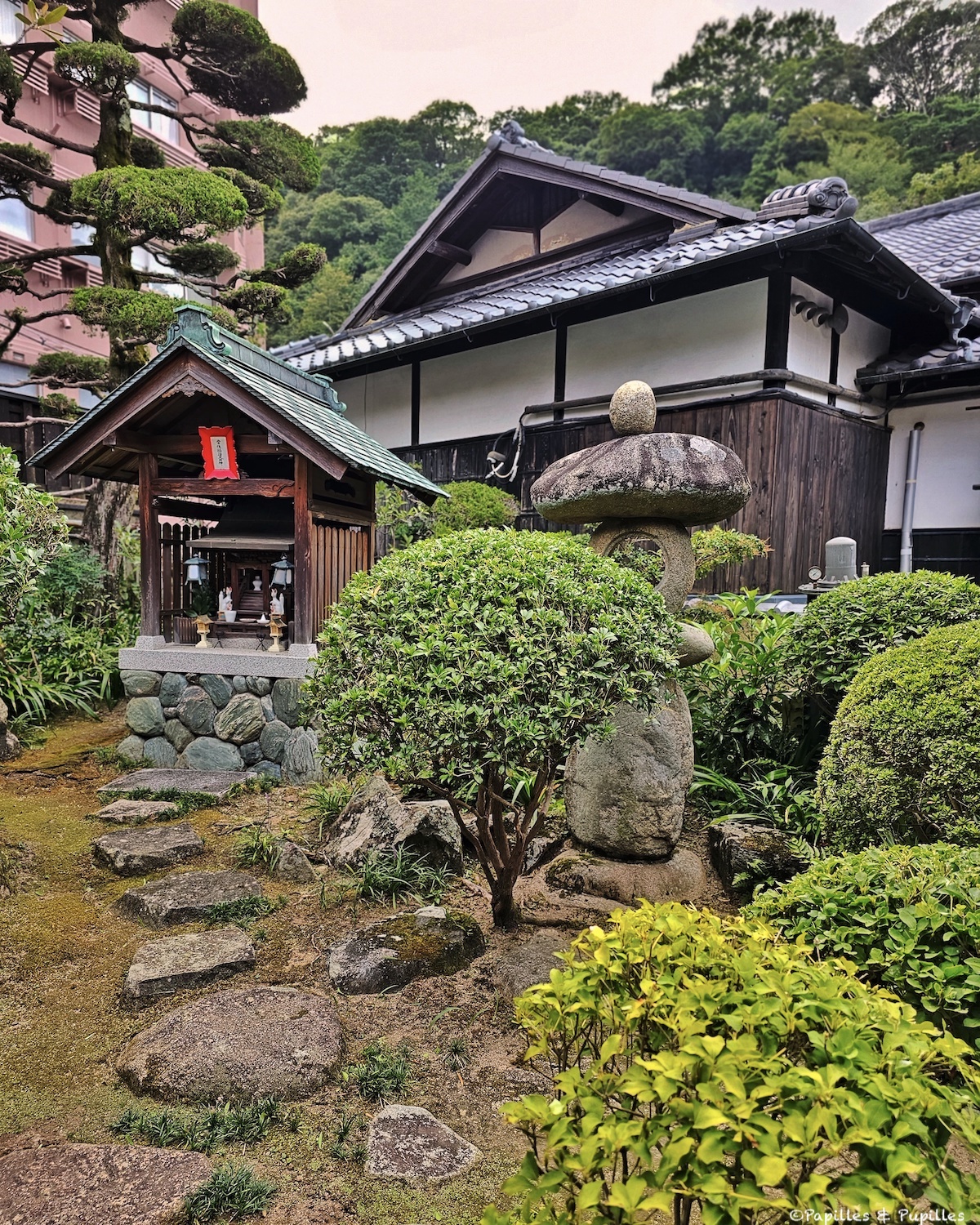 Cour intérieur Ryokan