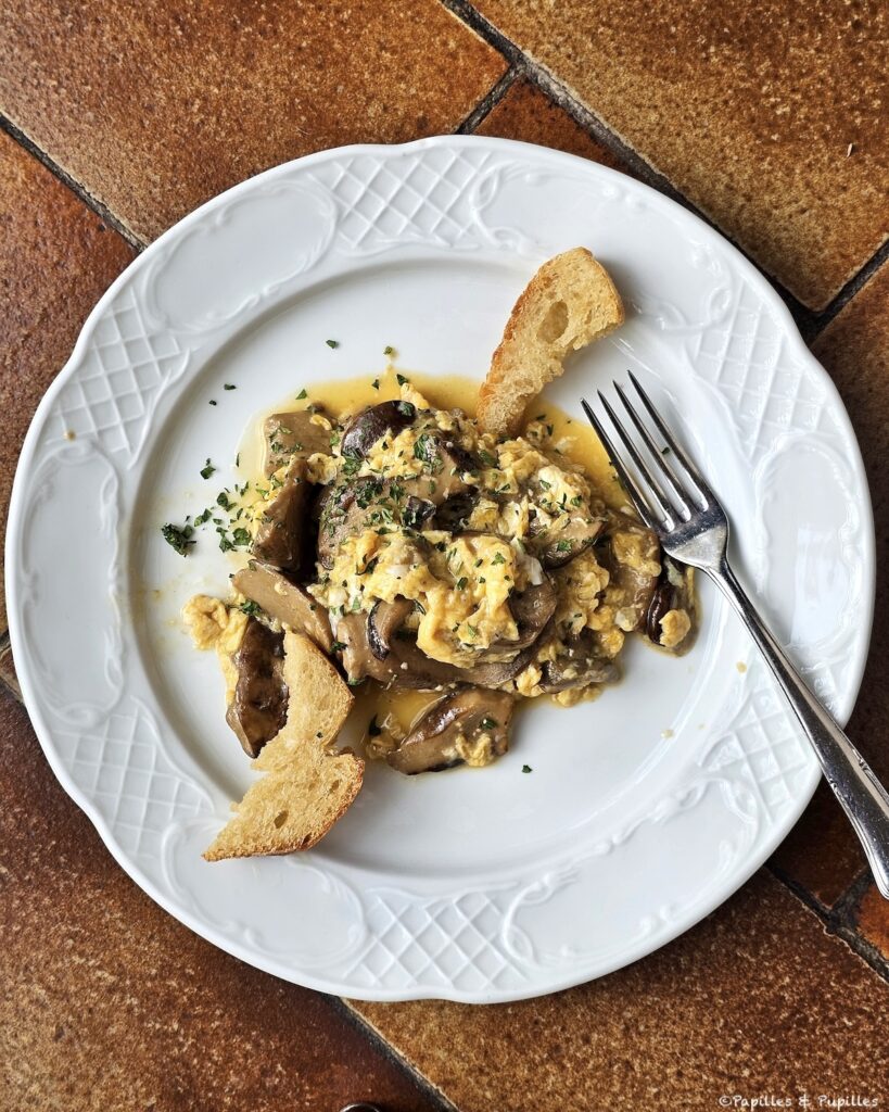 Omelettes aux cèpes