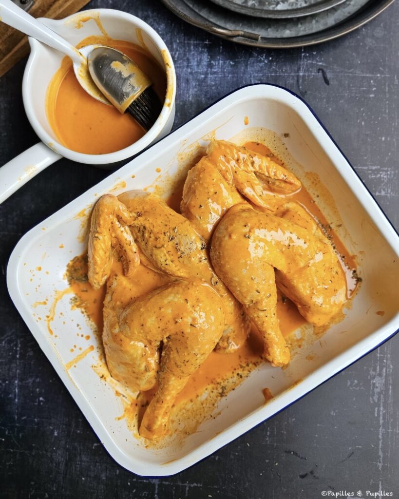 Poulet avant d'enfourner